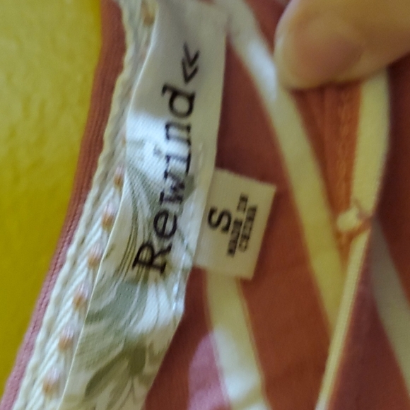 Rewind Rose Tea striped blouse - Picture 2 of 7